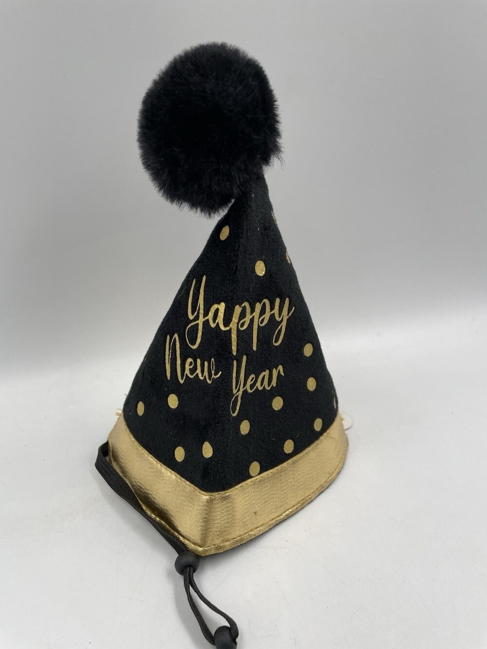 NEW Merry Makings Midnight Kisser Pet Hat Happy New Year Size X/XL